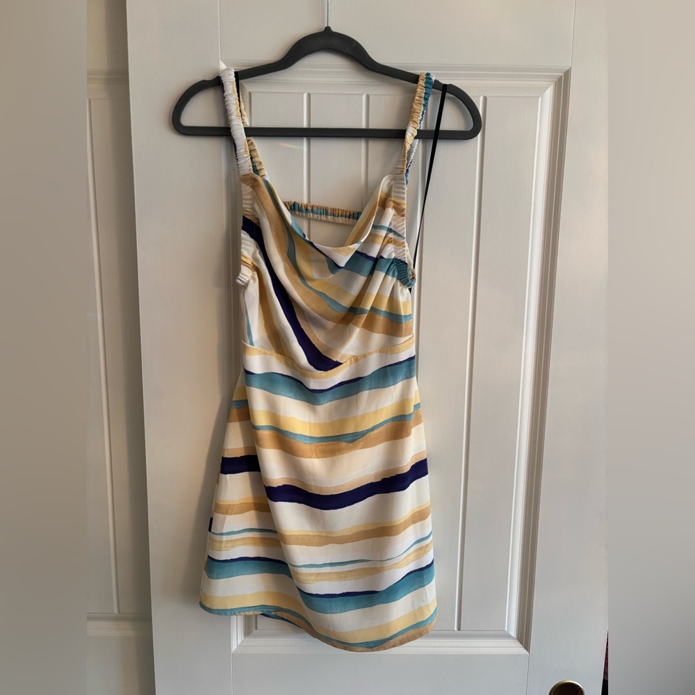 Forever 21 Striped Backless Mini Dress size M never worn
